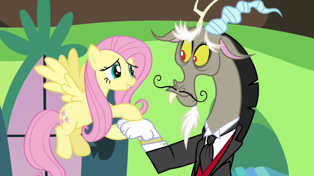 Fluttershy e Discord