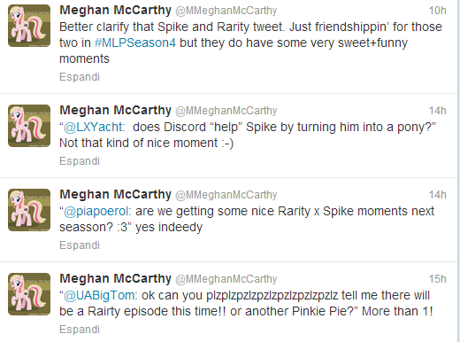 Spike e Rarity stagione 4