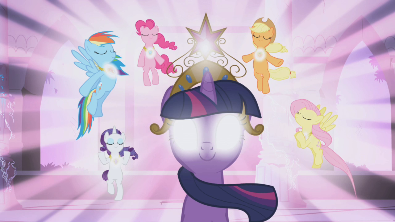Main_ponies_activated_the_Elements_of_Harmony_S01E02