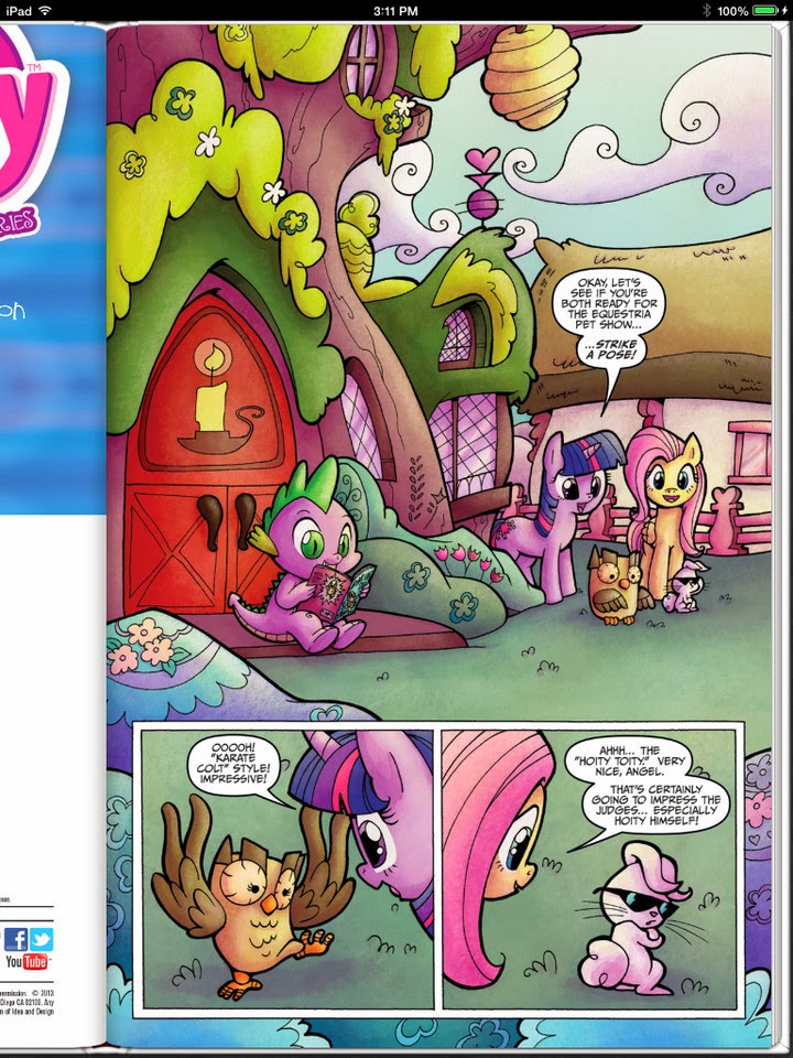 My Little Pony IDW Micro Comic Spike p1