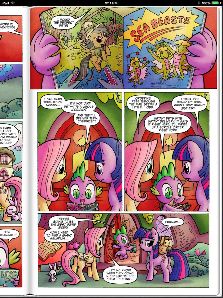 My Little Pony IDW Micro Comic Spike p3
