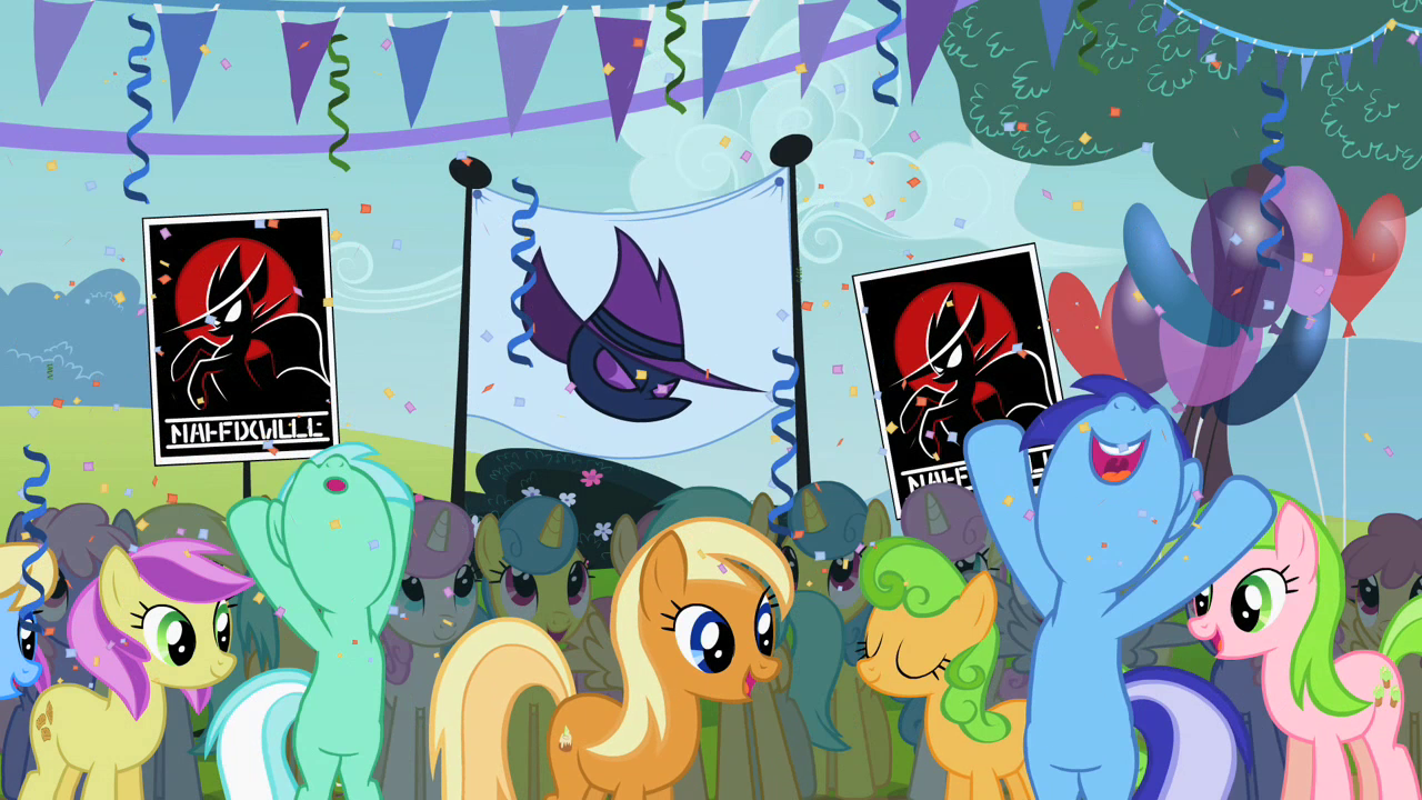 Mysterious_Mare_Do_Well_rally_posters_Batman_S2E08