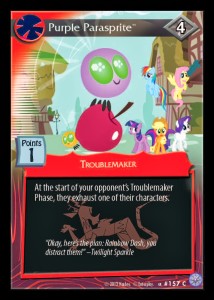 Purple Parasprite MlP:ccc troublemaker