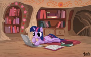 twilight_sparkle_on_laptop_by_mysticalpha-d5izar0